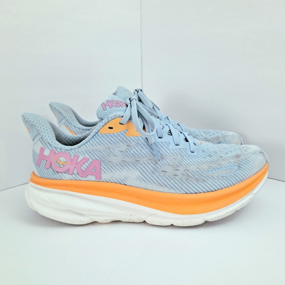 Womens Size 8 - Hoka One One Clifton 9 Airy Blue W